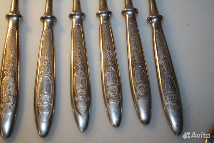 Ложки эмаль СССР, ножи-вилки СССР