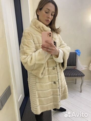 Шуба норковая поперечка