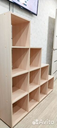 Стеллаж деревянный бу