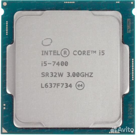 Процессор Intel core i5 7400 lga 1151 плата Asus