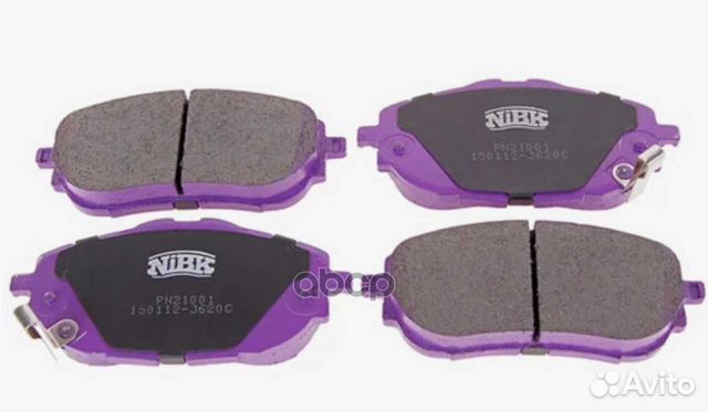 Колодки тормозные PN21001 NiBK