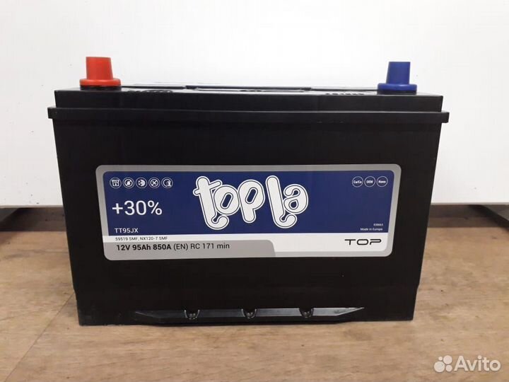 Аккумулятор Topla Top Asia 95 Ач прямая