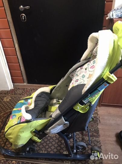 Детские санки коляска