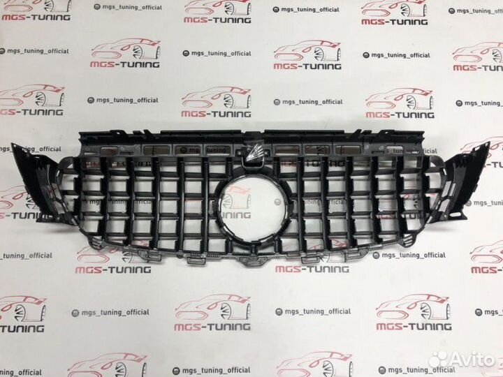 Решетка Mercedes e-class 213 GT 63 AMG под камеру