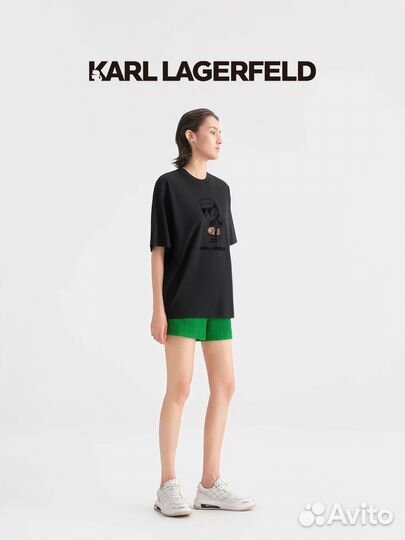 XS-L Новая Футболка майка Karl lagerfeld оригинал