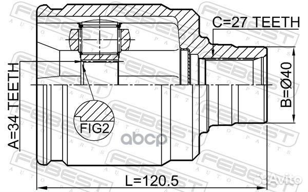 ШРУС 0311-CL20RH 0311-CL20RH Febest