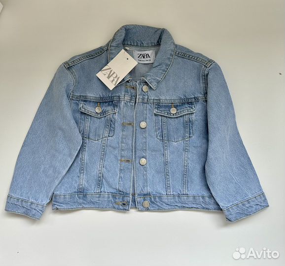 Джинсовая куртка для девочки zara minnie