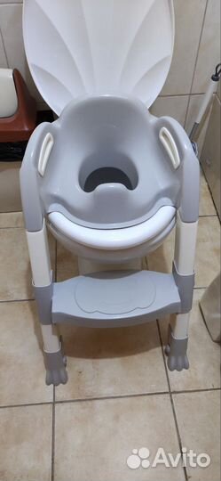 Сидушка на унитаз со ступенькой