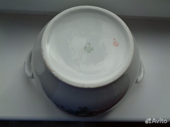 Супница Селедочница Пролетарий Фарфор СССР