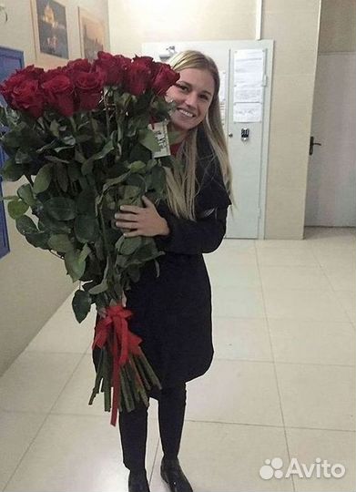 Высокие розы Гигантские розы Доставка цветов