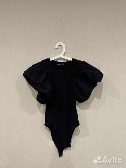 Боди Zara чёрное