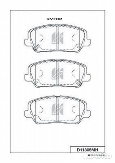 Kashiyama D11305MH D11305MH kashiyama Колодки торм