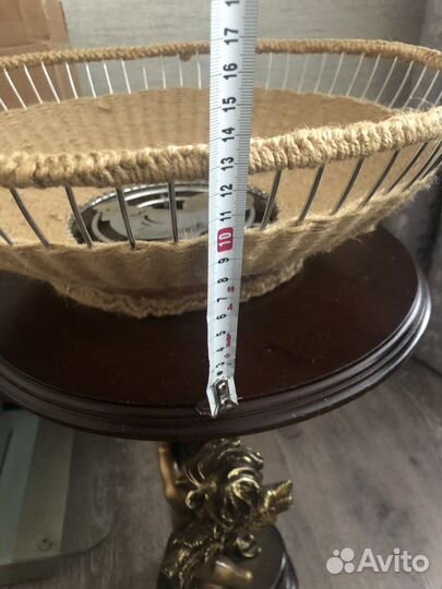 Корзина нержавейка, в оплетке