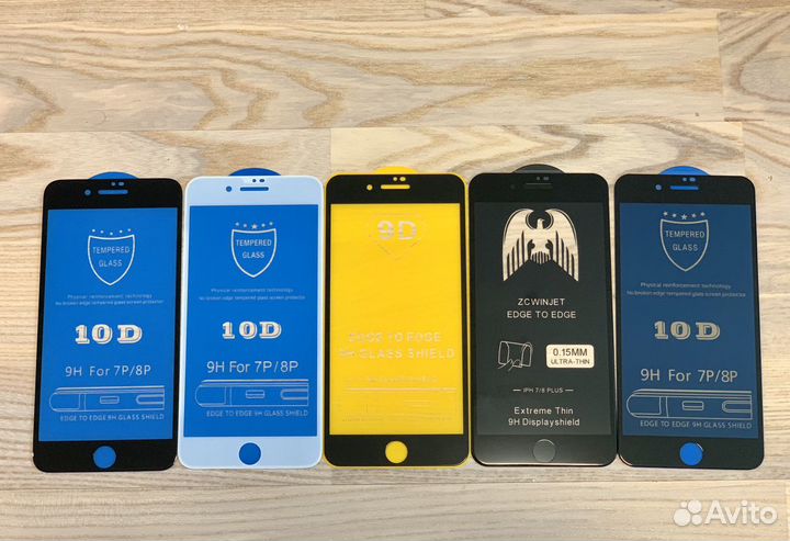 Защитное стекло iPhone 7, x, xr, 11, 12, 13, 14