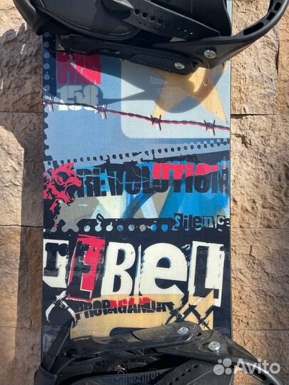 Сноуборд Silence, ботинкиSalomon - комплект