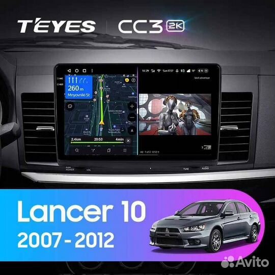 Андроид teyes cc3L 4/32 Gb Мицубиси Лансер 10