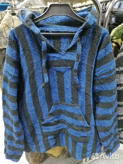 Мексиканское худи пончо Baja эксклюзив