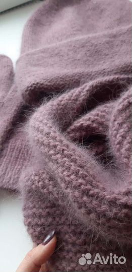 Шапка из пуха норки