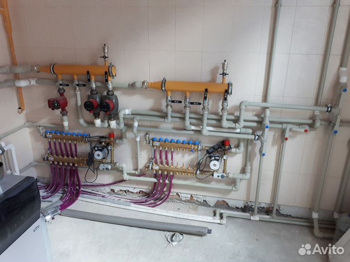 Отопление водоснабжение теплый пол