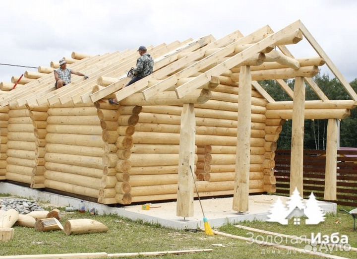 Сруб-дом по индивидуальному проекту