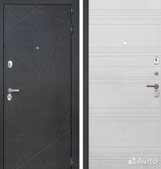 Входные двери с зеркалом