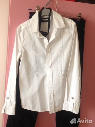 Стильный костюм тройка детский (116-122)