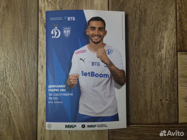 Програмка Динамо-паринн