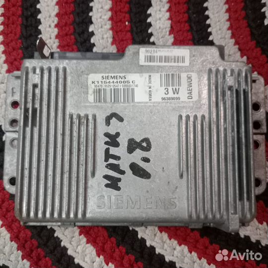 Эбу daewoo matiz