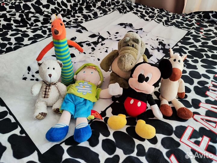 Мягкие игрушки пакетом