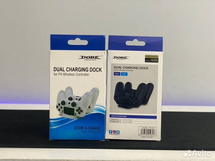 Зарядная станция для геймпадов dualshock 4