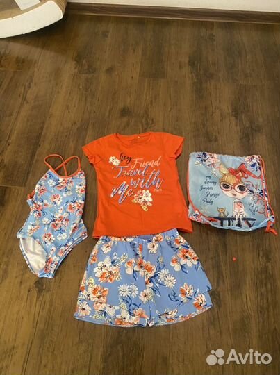 Шорты купальник футболка рюкзак primigi