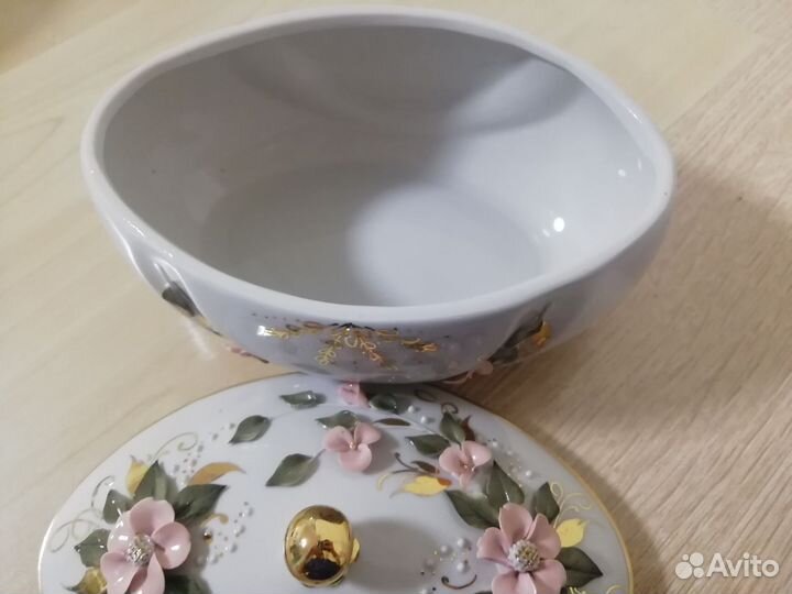 Шкатулка кисловодский фарфор