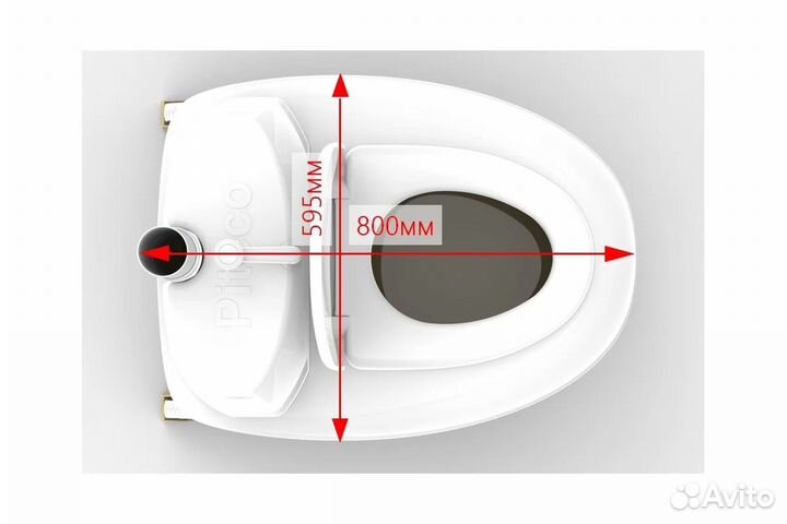 Новый торфяной туалет piteco 905