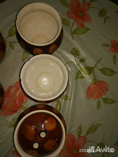 Горшок для запекания СССР белая глина