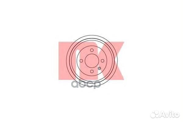 254725 Барабан торм. VW polo 94-01 254725 Nk