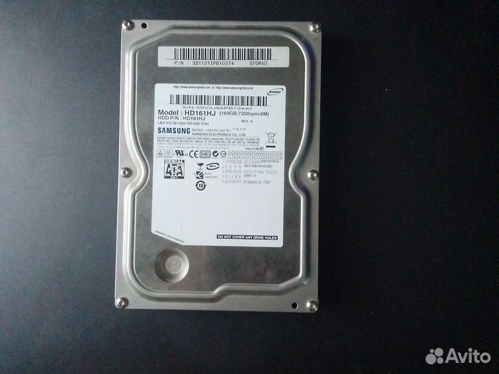 Жесткий диск на 160 GB Samsung