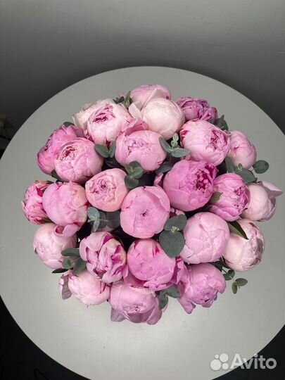 Цветы пионы букет