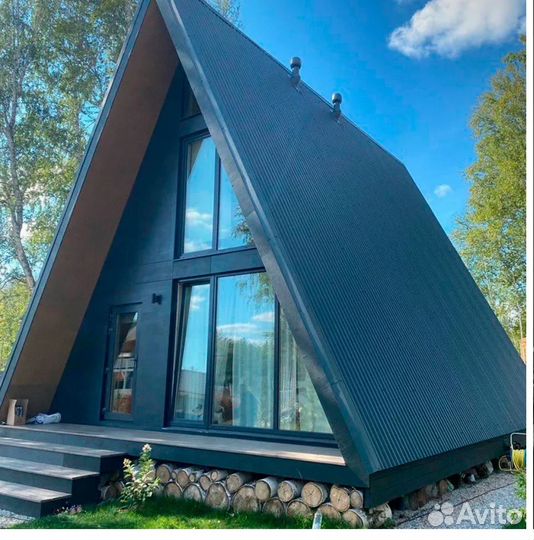 Каркасный дом а фрейм