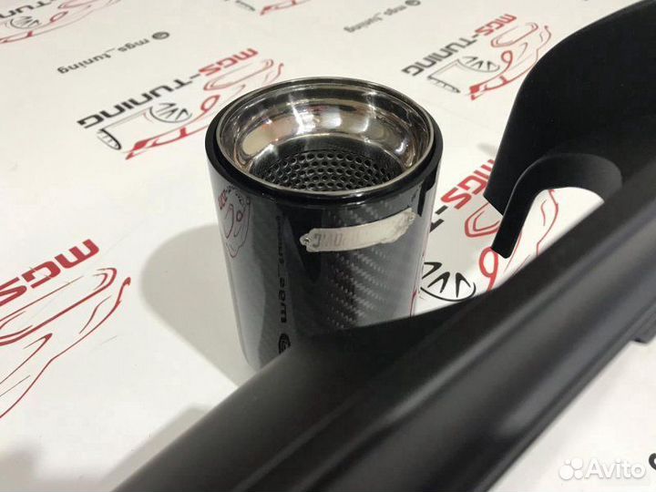 Диффузор BMW F30 M-Performance 1x1 + Akrapovic