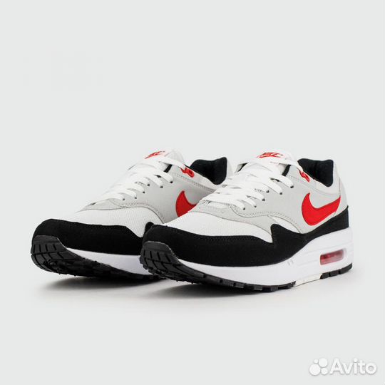 Кроссовки Nike Air Max 1 Black Grey Red