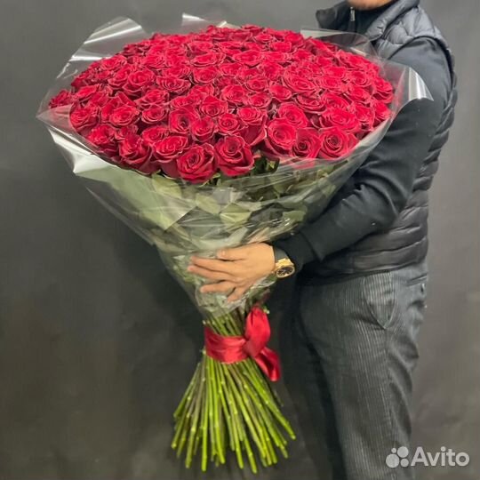 Гигантские розы 180 см Доставка