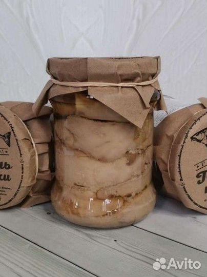 Печень трески в стекле