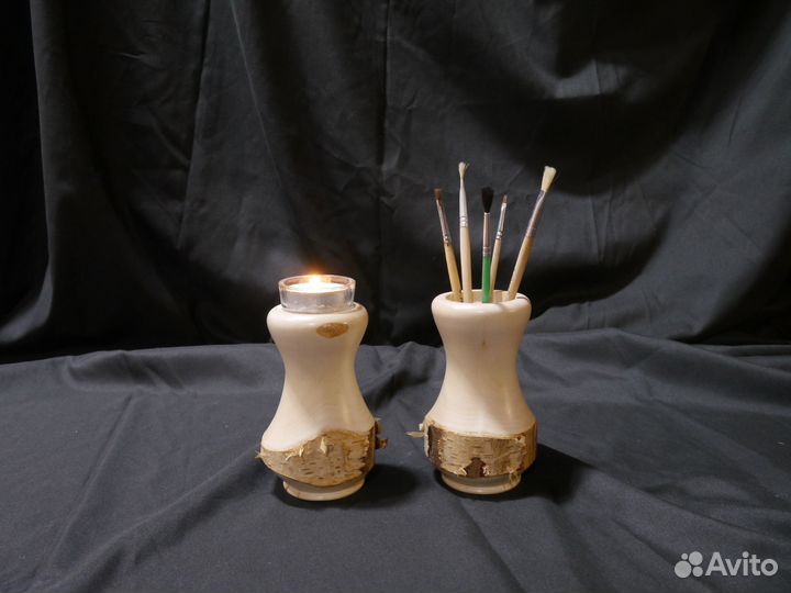 Подсвечники, вазы, карандашницы