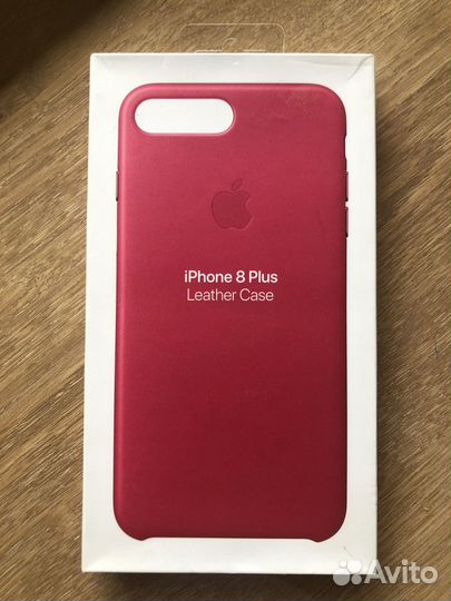 iPhone 8 Plus Leather Case Pink Fuchsia mqht2ZM/A