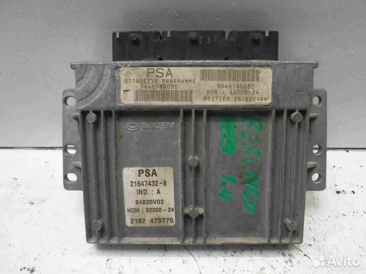 Блок управления двигателем Citroen Berlingo M49