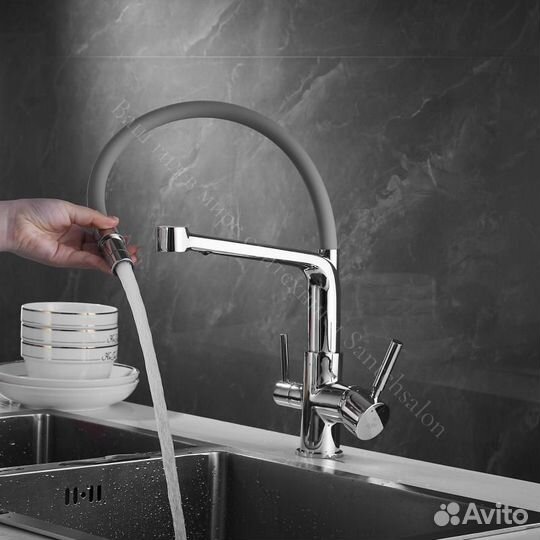 Смеситель для кухни с фильтром