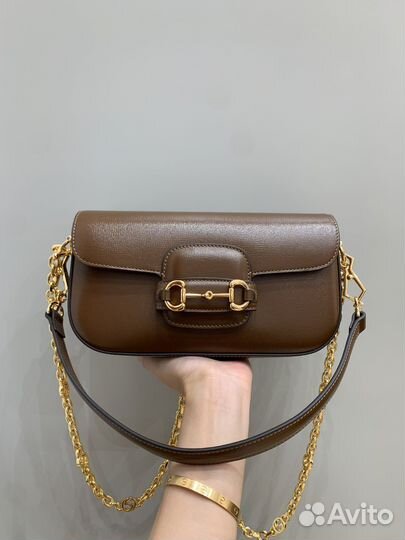 Сумка -багет Gucci Horsebit