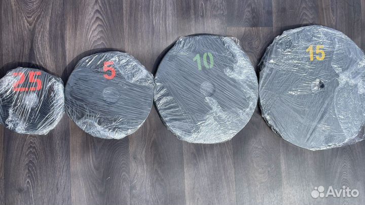 Блины от 2,5кг до 15кг(26,31,51мм)