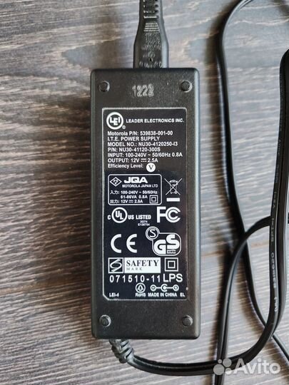 Блок питания 12v 2,5а Motorola