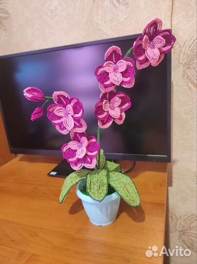 Орхидеи из бисера